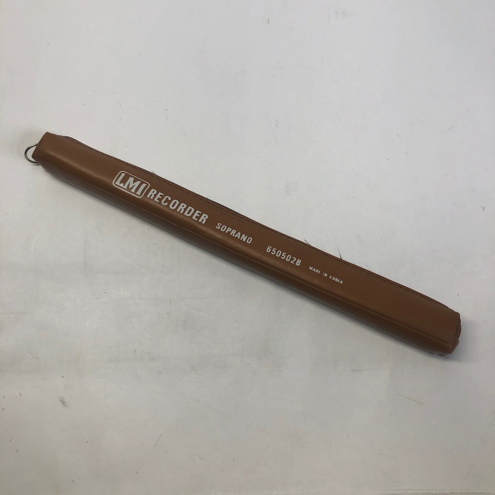 LMI Soprano Recorder 650502B with Case and Cleaning Rod Made‎ in Korea